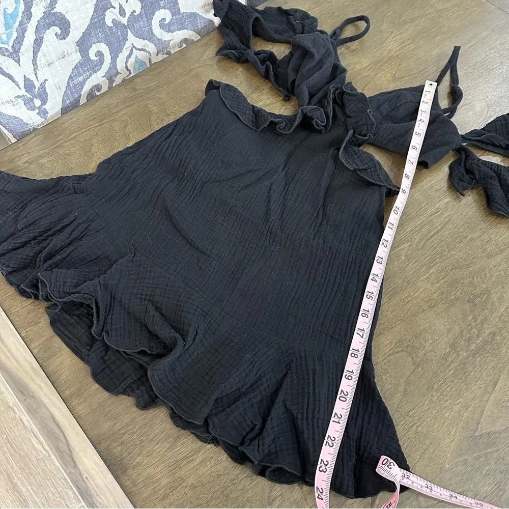 MAJORELLE Black Ruffled Dress - Picture 5 of 10